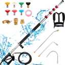 High Pressure Washer Nozzle Set, 7 Pieces Variable Speed Connection, High Pressure Washer Quick Nozzle, 1/4" Quick Connection, 4000 PSI (Washer Wand With 7 Nozzle)