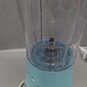 Mueller Smoothie Blender for Smoothies - Personal Blender for Shakes, Frozen Drinks, Baby Food & More, 15oz Travel Cup and Lid, Durable Stainless Steel Blades for Powerful Blending Performance (Turquoise)
