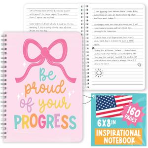 Hadley Designs Inspirational Notebooks For Women - Motivational Journal for Women, Inspirational Journal for Woman, Motivational Notebook for Writing, Blank Positive and Spiritual Notebooks with Quote