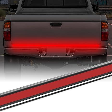 Doxmall Tailgate Light Bar, Aluminum Frame Tailgate Light Strip for Pickup Truck Trailer with Red Running Brake Lights Reverse Sequential Red Turn Signal (60 Inch)Lights