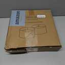 Lamp Shades Set of 2 Drum Lamp shades Fits Harp-Style Bedside & Floor Easy Assembly(Ships Rolled Flat) (White - Pack of 2, Medium)