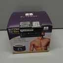 BLITZWAX Back and Nose Waxing Kit for Men, Hard Wax Warmer for Brazilian, Body and Face, At Home Hair Removal Kit, Beginner Friendly, Quick Heating, 93 Accessories, Royal Blue