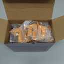 VCE Low Voltage Mounting Bracket Single Gang Wall Plate, Flush Low Voltage Box for Network, HDMI, Coaxial, Speaker, Telephone Cables, Orange, 5 Pack