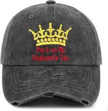 Put It On My Husband's Tab Hat Men Women Baseball Cap Dad Hat