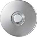 Broan-NuTone PB41LSN Doorbell Kit, Lighted Round Stucco Pushbutton for Home, 2.5" Diameter, Satin Nickel