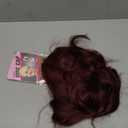 Short Bob Wig with Bangs for Women Red Wigs Synthetic Curly Wavy Hair Wigs Natural Looking Heat Resistant Fiber Hair for Women