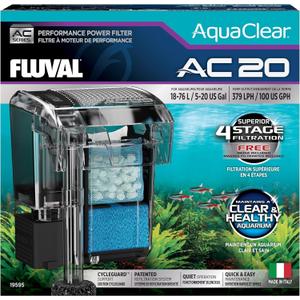 AquaClear 20 Power Filter, Fish Tank Filter for 5- to 20-Gallon Aquariums