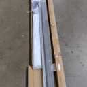 Muzata 64 Sq Ft Drop Ceiling Grid System White Complete Set Galvanized Steel Grid Kit Easy Installation for Basement Living Room Kitchen Bathroom Ceiling, TS04