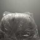 Upholstered Dining Chairs with Casters, Modern Barrel Side Armchair with Rollers for Dining Room, Bedroom, Kitchen, Reading Room, Linen, Set of 1