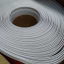 Vinyl Wall Base Baseboard Molding Trim 6" Flexible Self Adhesive Rubber Wall Base Moulding Trim Peel and Stick Design, 6 Inch x 100 Feet, White