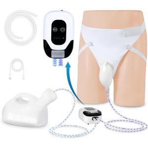 2026 Upgraded Version Intelligent Elderly Electric Urinal with Non-Invasive Sensitive Sensor Technology for Automatic Start, Bed Rest Anti-Leakage Design, 2000mL Large Capacity, 6.5 ft Catheter