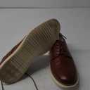 Jousen Men's Dress Shoes Brogue Formal Lace Up Oxfords Shoes (9.5, Oxblood-733)