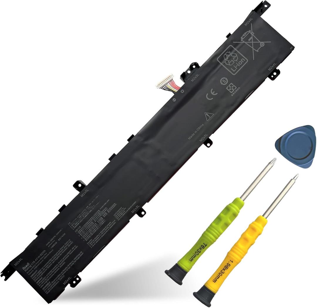 ASODI C42N1846-1 62Wh Laptop Battery Compatible with Asus ZenBook Pro Duo UX581 UX581G UX581GV UX581LV UX581GV-XB94T UX581GV-H2003T BP9901U UX581LV-BP1911U UX581LV-H2014R C42N1846 15.4V