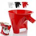Flour Funnel for Kitchen Aid Mixer, Fits Tilt-Head 4.5–5 Qt (KSM150), 2026 New Kitchen Aid Attachments for Stand Mixer, Durable Dishwasher-Safe Baking Tool (Red)