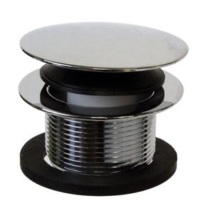 Westbrass A398R-26 1-1/2" NPSM Coarse Thread Mushroom Tip-Toe Bathtub Drain Stopper, Polished Chrome