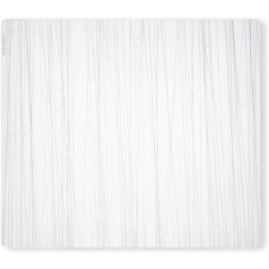 modern-twist 14 x 16 Silicone Placemat, BPA, PVC-Free Table Mat, Dishwasher Safe, Stream Print in Silver, Pack of 1