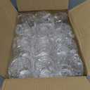 Lamosi 24 Pack Plastic Wine Glasses Disposable, 12 oz Stemless Wine Glasses for Party, Reusable Crystal Clear Plastic Cups, Shatterproof and BPA-Free