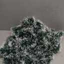 23Ft Christmas Garland - Metallic Twist Tinsel Decorations for Indoor & Outdoor, Ceiling Hanging for New Year (Green)