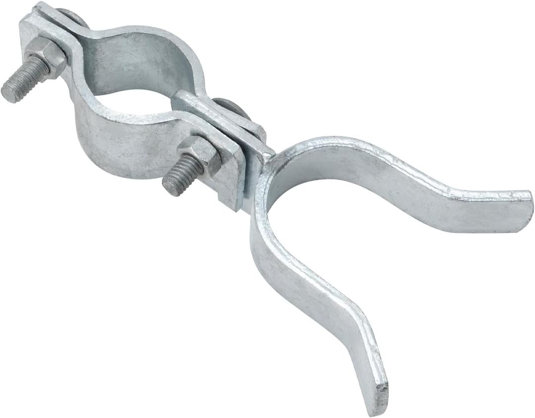 VIVIDA Chain Link Gate Latch 1-3/8" x 1-5/8", Fence Fork Lock, Galvanized Steel, 1 PCS