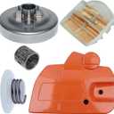 Chainsaw Brake Clutch Cover Kit for Husqvarna 445 450 Chainsaw Parts Replace OEM For 544097902, 578097901, 503931801