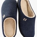 RockDove Men's Sherpa Lined Memory Foam Clog Slipper, 9-10