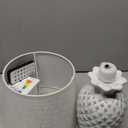 UMEXUS 13" Small Rechargeable Cordless Table Lamp, Remote Control Timer Dimmer, Battery Powered Color Changing Light, Nightstand Lamp for Bedroom Kitchen Living Room (Upgraded Ceramic Base)