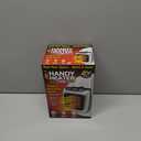 Ontel Handy Heater Turbo Wall Outlet Plug In Heater  Portable Indoor Ceramic Space Heater w/Adjustable Thermostat, 12-Hour Timer, Auto Shut Off, Quiet  Plug In Wall for Office, Bedroom, Camping