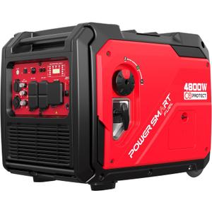 5000 Watt Portable Inverter Generator with Electric Start, 30 Amp for Home Use and Emergency Backup, CO Protect, Super Quiet