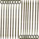 16 Inch Rebar Stakes Metal Stake GroundGround Anchor,Heavy DutyTent Stakes Baking Paint Metal Stakes Tent Stake,Ground Stakes 0.5 Inch Diamete (16 Pack)  Outdoor Travel