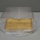 Trash Bag Dispenser, Trash Bag Holder Dispenser with Bamboo Top, Extra Large Garbage Bags Holder Organizer Under Sink for Kitchen, Pantry, Laundry Room (1PCS)