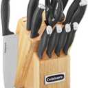 Cuisinart C77SSB-12P Color Pro Collection 12 Piece Knife Block Set, Black
