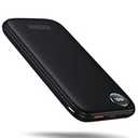 Powerbank Fast Charging Max 12V/4.5A, Ultra Slim Portable Charger USB C 10000mah, Travel Power Bank for iPhone 11 12 13 14 15 16 Samsung Android, DC Lightweight Battery Pack Phone Charger, White