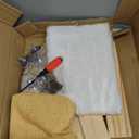 HAPYKITYS Window Cat Bed Moon Perches, Mounted with Strong Suction Cups Cat Window Seat for Sleep and Watch Birds