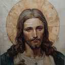 KBCXOY Sacred Heart of Jesus Canvas Print Vintage Catholic Jesus Wall Art