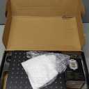 Hibbent All Metal High Pressure Rainfall 10'' Shower Head, CUPC Certified Handheld Showerhead Combo, 12'' Adjustable Shower Extension Arm, 10-Spray, 71'' Hose, Adhesive Showerhead Holder, Matte Black