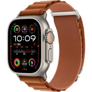 Alpine Nylon Sport Bands Compatible with Apple Watch Ultra Band 49mm 46mm 45mm 44mm 42mm Men Women, Stretch Loop Strap with D-Hook for iWatch Series 10 Ultra SE 9 8 7 6 5 4 3 2 1 (Terracotta, 49mm/46mm/45mm/44mm/42mm(Series 3)