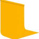 5x7FT Yellow Screen Backdrop Solid Color Screen Photo Backdrop Collapsible High Density Screen for Video Photography and Television