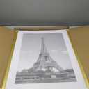 upsimples 20x30 Poster Frame, Display Pictures 16x24 with Mat or 20x30 Without Mat, Wall Hanging Picture Frame, Gold, 1 Pack