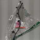 Spectrum Diversified Sweep Wall Hook Rack, 5 Hook Single Rack, Black