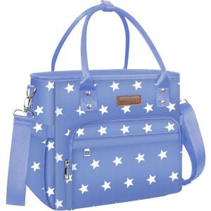 MIYCOO Lunch Bag Lunch Box Women - Leakproof Insulated Lunch Cooler Bag for Women - Large Lunch Tote Bags Adults, Blue Pentagram