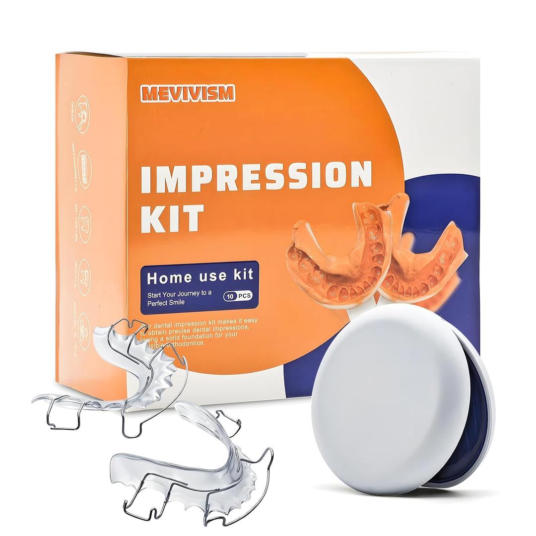 2 Custom Hawley Retainers for Teeth Retention – Comfortable & Durable Upper & Lower Retainers, Personalized Fit