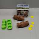 2 Pack Dog Toys for Aggressive Chewers, Interactive Indestructible Dog Toys to Keep Them Busy, Durable Dog Frozen Treat Toy for Large & Medium Dogs, Reduces Anxiety & Extends Playtime, Brown