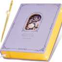 Thick Journal for Women & Girls, 360 Pages A5 Writing Journaling Notebook with Paintings, Women Journal for Writing, Vintage Journal with Gift Box & Pen for Girls Gift Ideas (Lavender Purple)