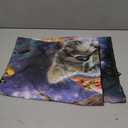 Viajar Cat Tapestry, Fantasy Universe Galaxy Space Funny Cool Cat Tapestry for Boys Kids, Starry Sky Nebula Galaxy Wall Decor Hilarious Cool Tapestries 60X40 Inch for Bedroom Living Room Dorm Room