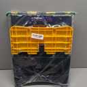 Flottian Folding 2 Step Stools,8" & 17" Dual Heights,Foldable Step Stool for Adults and Kids,Hold up to 300 lbs,Collapsible Step Stool for Kitchen Bedroom Office Bathroom RV, Yellow