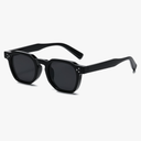 AIEYEZO Retro Sunglasses for Womens Mens Square Thick Framed Shades Trendy Vintage Sun Glasses