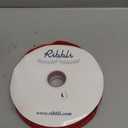 Ribbli Dark Red Velvet Ribbon 1 Inches Continuous 25 Yard Spool Dark Red Christmas Ribbon for Gift Wrapping Crafts Home Decor