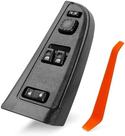 NSDXCT 15883318 Power Window Switch Driver Side Door Lock with Black Bezel Cover for Chevy Silverado 2003-2007 for GMC Sierra 2003-2007 Master Door Window Control Switch, Replace 920-023 DWS-226