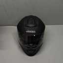 Full Face Motorcycle Helmet Dual Visor Sun Shield Flip up Modular Motocross DOT Approved Helmets (Matte Black, M)