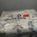 VK VK·LIVING Machine Washable Rug 9'x12' Vintage Design Washable Area Rugs with Non Slip Rugs for Living Room Bedroom Traditional Woven Carpet Stain Resistant Home Decor Boho Rug, Green&Beige